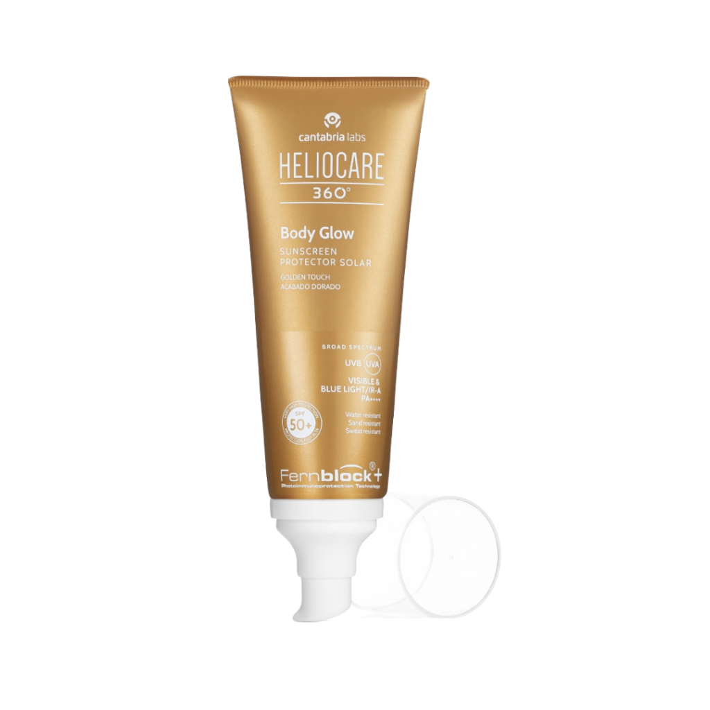 Heliocare 360 Švytėjimo Suteikiantis Kremas nuo Saulės - Body Glow SPF50+, 100 ml