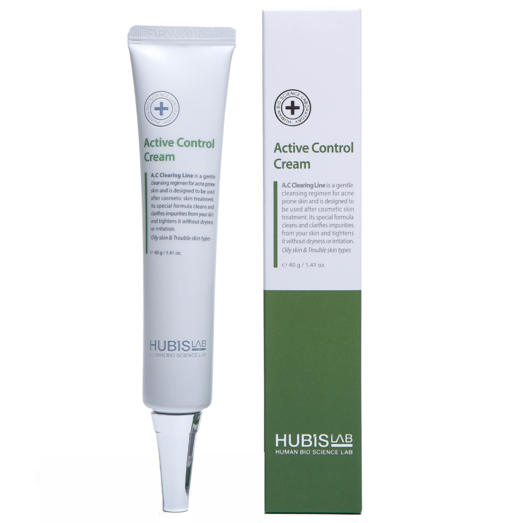 HUBISLAB ACTIVE CONTROL VEIDO KREMAS, 40 ML