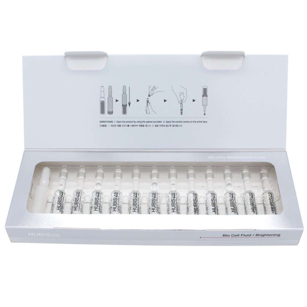 HUBISLAB BIO CELL ŠVIESINAMASIS FLUIDAS, 12x2 ml