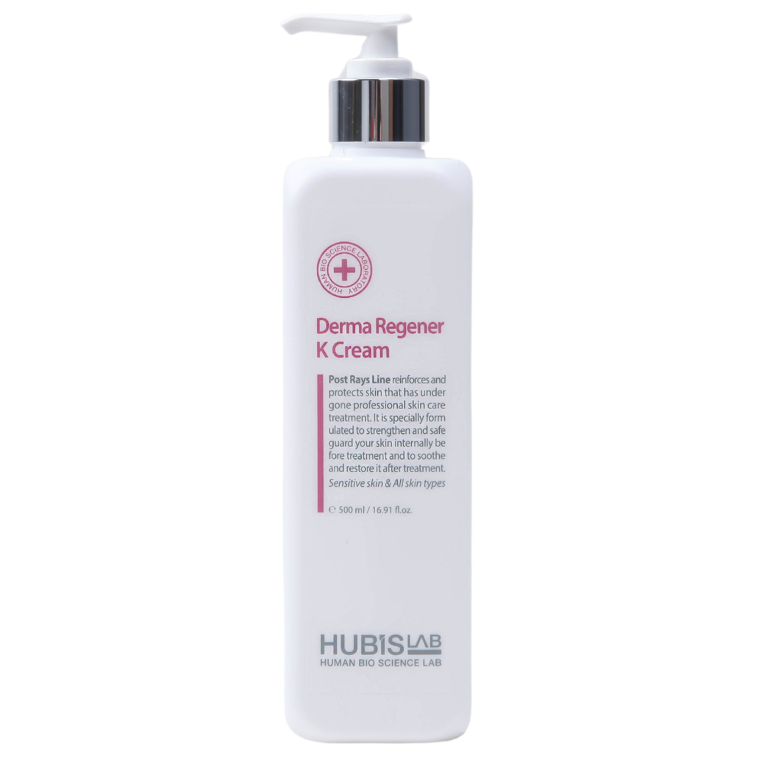 HUBISLAB DERMA REGENER K VEIDO KREMAS, 500 ML 1 HUBISLAB DERMA REGENER K VEIDO KREMAS, 500 ML