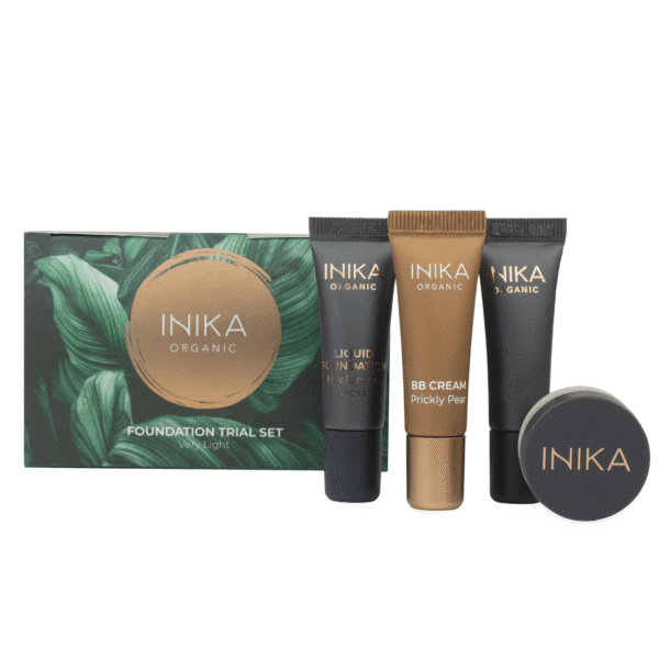 Inika Organic makiažo pagrindų bandomasis rinkinysm - Very Light