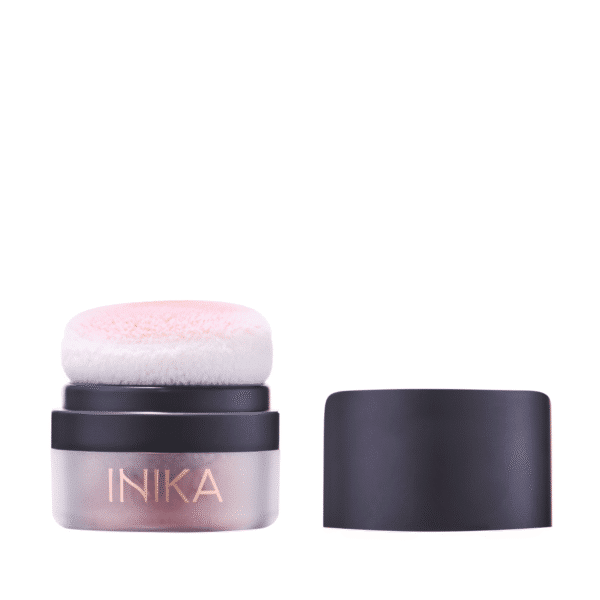 Inika Organic mineraliniai skaistalai su pagalvėle - Rosy Glow, 3 g