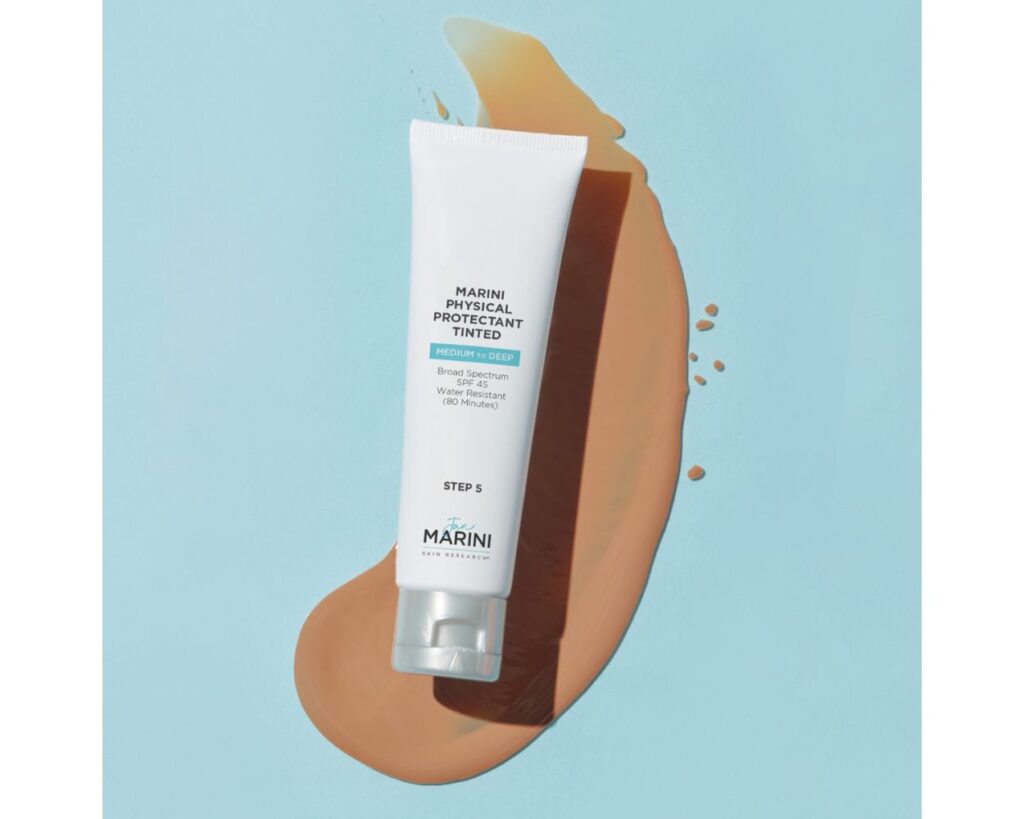 JAN MARINI PHYSICAL APSAUGINIS KREMAS SU ATSPALVIU (MEDIUM TO DEEP) SPF45, 57 G
