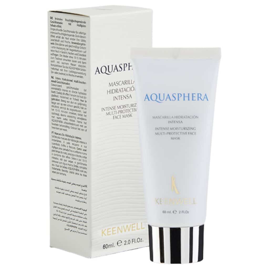 Keenwell Aquasphera intensyviai drėkinanti apsauginė veido kaukė, 60 ml
