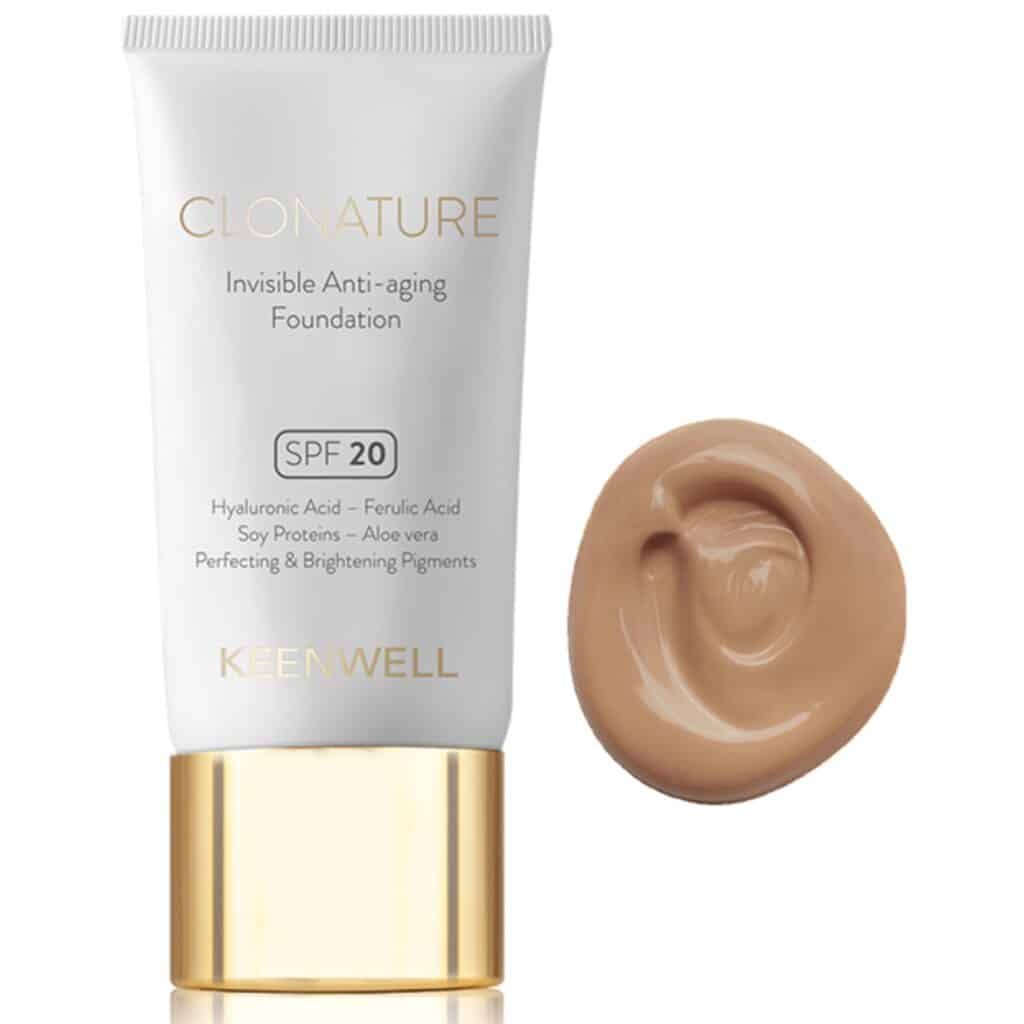 Keenwell Clonature jauninantis makiažo pagrindas SPF20
