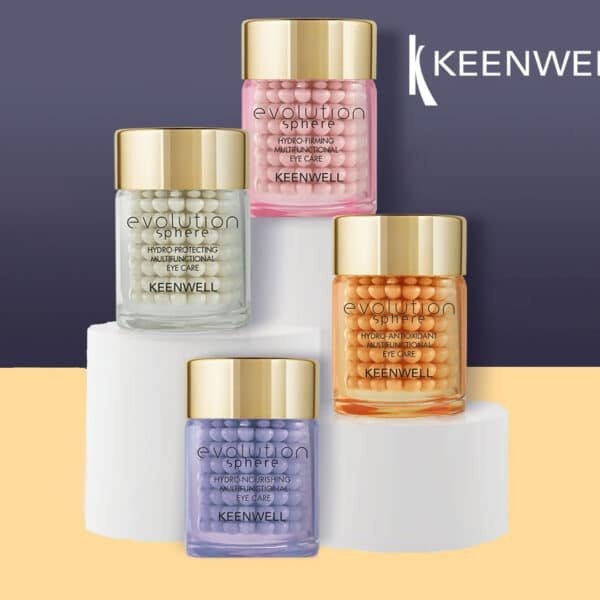 Keenwell Evolution sphere drėkinantis antioksidacinis daugiafunkcinis paakių kremas, 15 ml