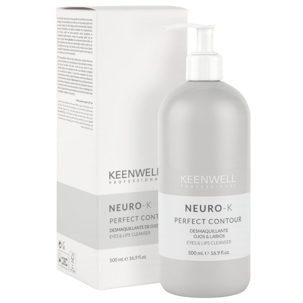 KEENWELL NEURO-K PERFECT CONTOUR AKIŲ IR LŪPŲ VALIKLIS, 500 ML