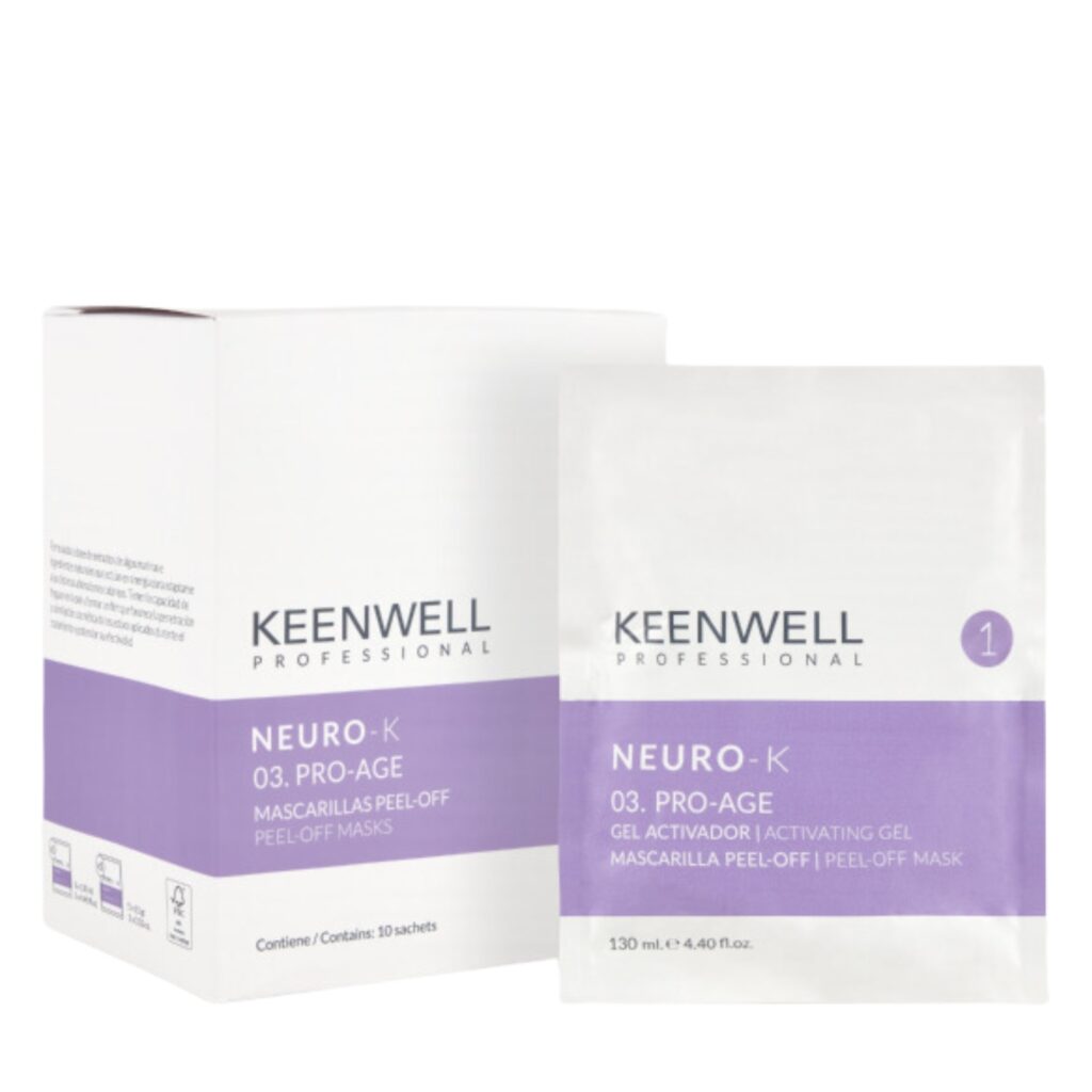 KEENWELL NEURO-K PRO-AGE VEIDO KAUKĖS PEEL-OFF SISTEMA (5 x 130ml/15gr)