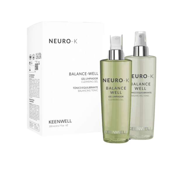 Keenwell Neuro-k rinkinys odos ph balanso atkūrimui (valomasis gelis 200 ml + tonikas 200 ml)