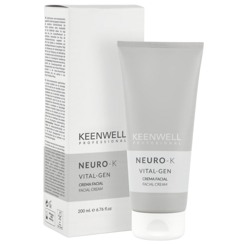 KEENWELL NEURO-K VITAL-GEN VEIDO KREMAS, 200 ML