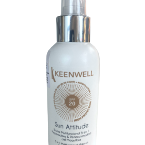 KEENWELL SUN ATTITUDE 5IN1 MULTIFUNKCINĖ DULKSNA/PRIEMONĖ PRIEŠ MAKIAŽĄ SPF 20, 100 ml
