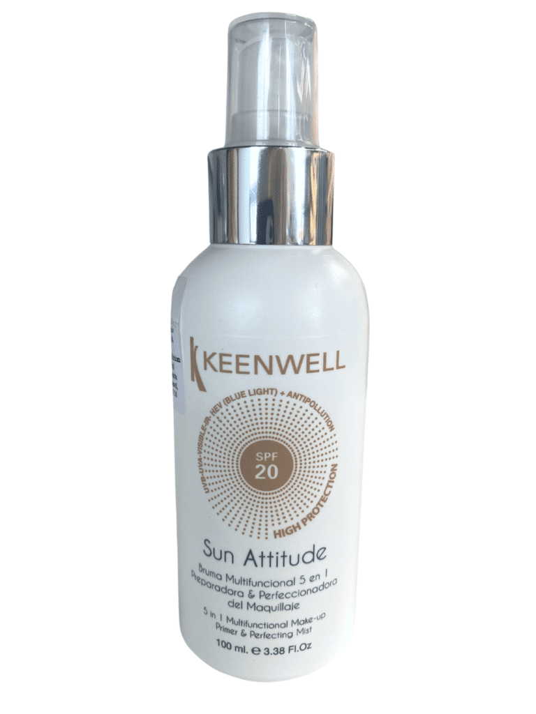 Keenwell Sun Attitude 5In1 multifunkcinė dulksna/priemonė prieš makiažą SPF20, 100 ml