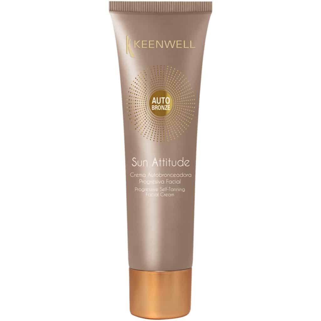 Keenwell Sun attitude savaiminio įdegio kremas veidui, 60 ml