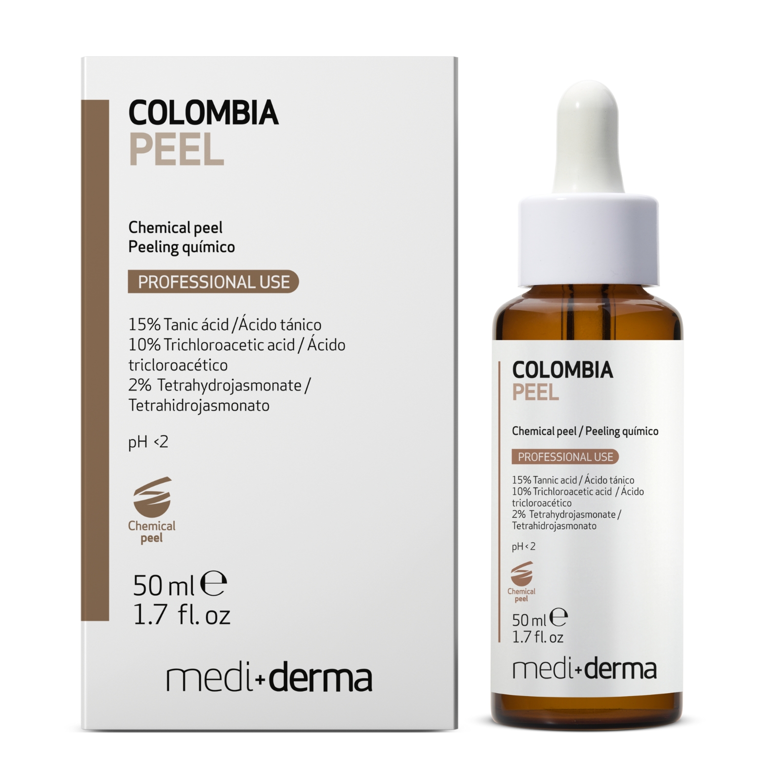 MEDIDERMA COLOMBIA RŪGŠTINIS PILINGAS, 50 ML 1 MEDIDERMA COLOMBIA RŪGŠTINIS PILINGAS, 50 ML
