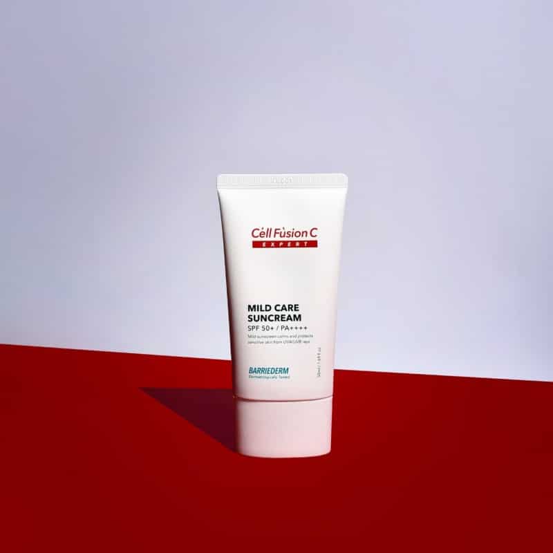 CELL FUSION C Mild Care Suncream SPF50+/PA++++ kremas nuo saulės