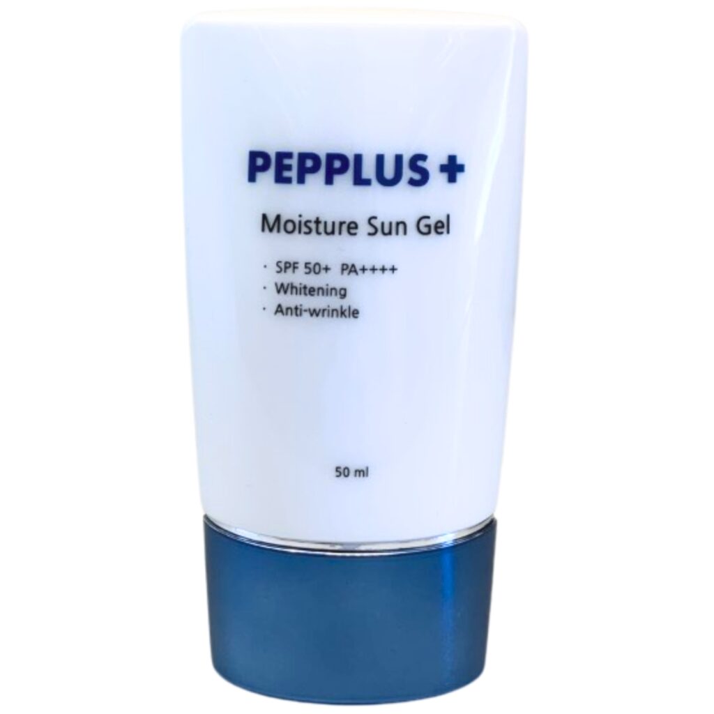 Pepplus+ Moisture Sun apsauginis gelis nuo saulės SPF50+, 50 ml