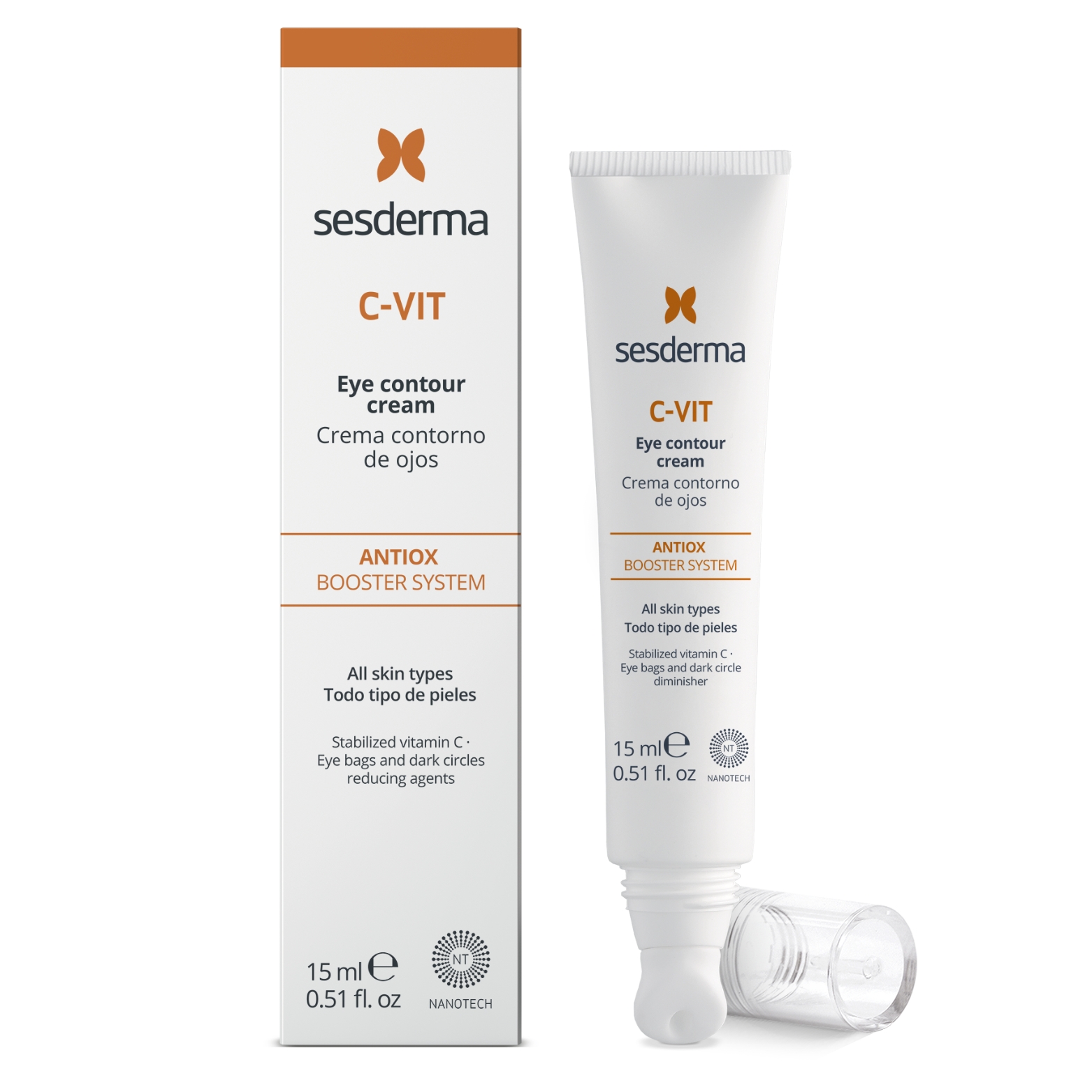 SESDERMA C-VIT PAAKIŲ KONTŪRO KREMAS, 15 ML 1 SESDERMA C-VIT PAAKIŲ KONTŪRO KREMAS, 15 ML