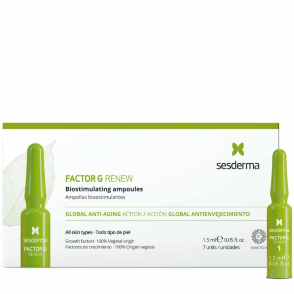 Sesderma Factor G Global Anti-Aging ampulės, 7x1,5 ml