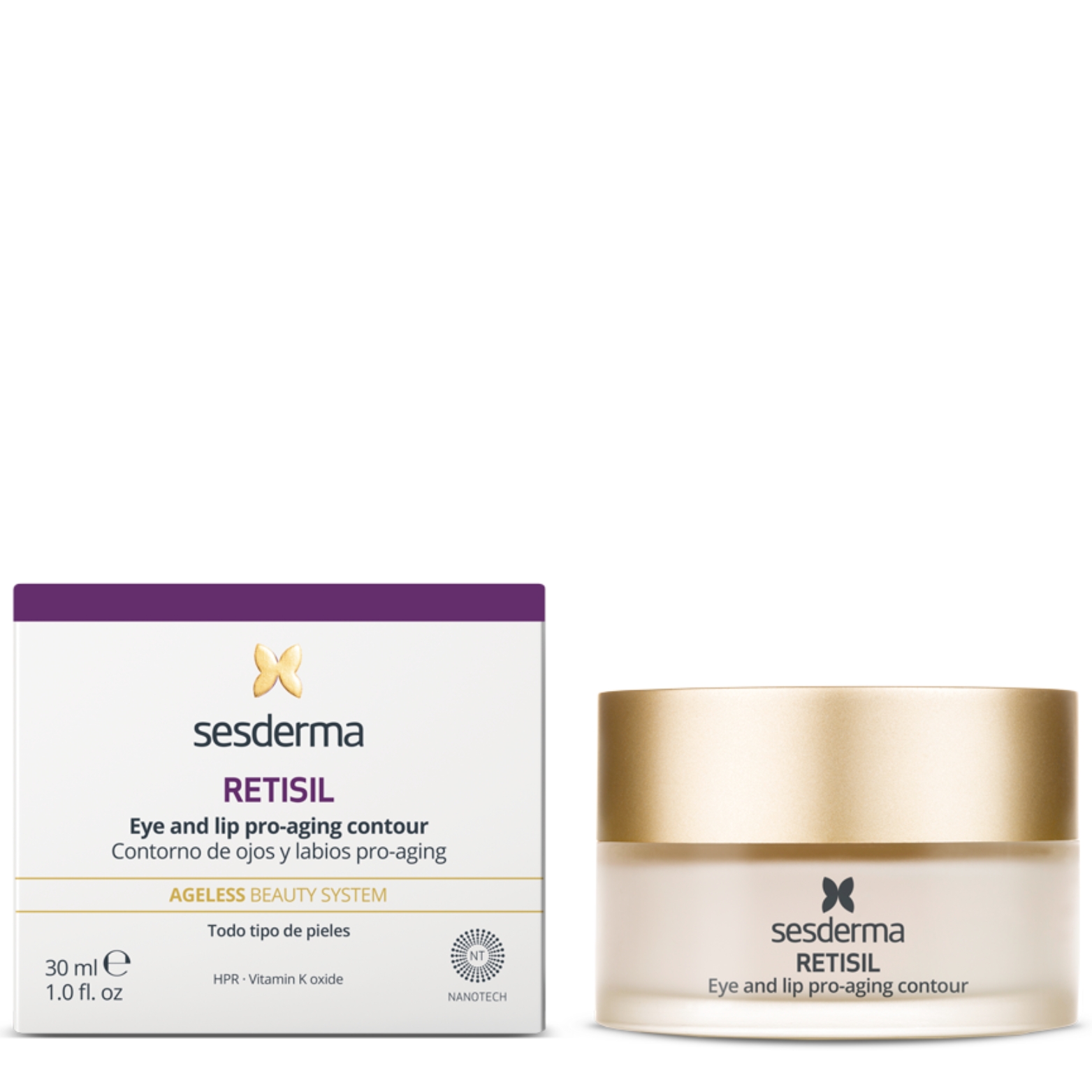 SESDERMA RETISIL PRO-AGING AKIŲ IR LŪPŲ KONTŪRO KREMAS, 30 ML 2 SESDERMA RETISIL PRO-AGING AKIŲ IR LŪPŲ KONTŪRO KREMAS, 30 ML - Image 2