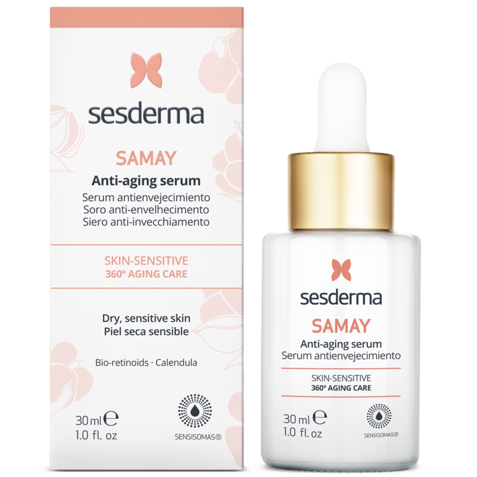 SESDERMA SAMAY SERUMAS SU AUGALINIU RETINOLIU JAUTRIAI ODAI, 30 ML 1 SESDERMA SAMAY SERUMAS SU AUGALINIU RETINOLIU JAUTRIAI ODAI, 30 ML