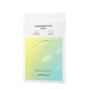 CELL FUSION C Skaistinanti lakštinė veido kaukė Radiance Vita Mask