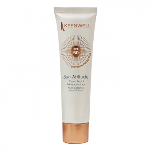 KEENWELL SUN ATTITUDE APSAUGINIS KREMAS VEIDUI SPF 50, 60 ml 1 KEENWELL SUN ATTITUDE APSAUGINIS KREMAS VEIDUI SPF 50, 60 ml