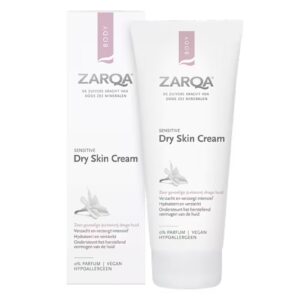 ZARQA KŪNO KREMAS SAUSAI IR JAUTRIAI ODAI, 200 ML